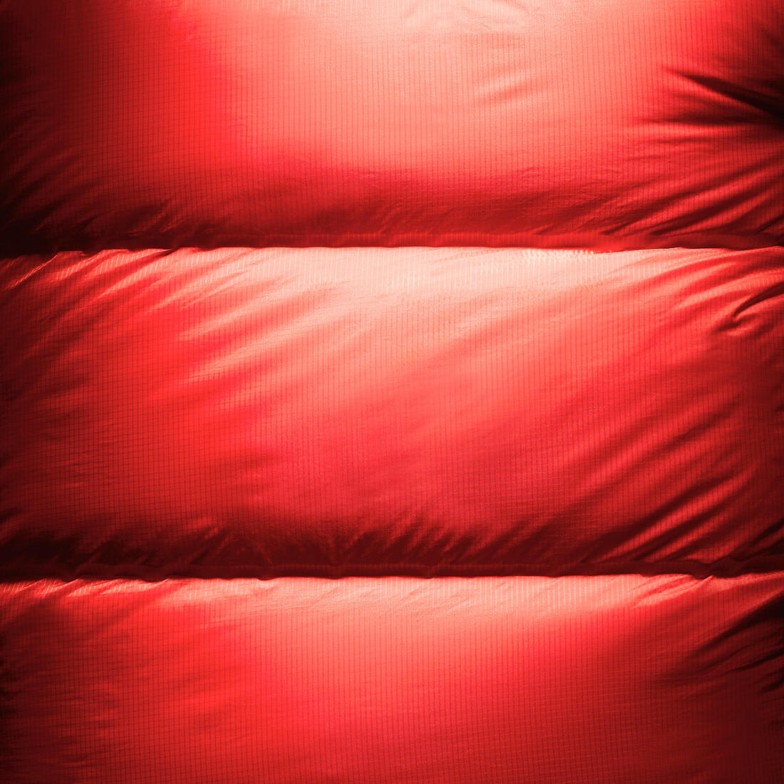 Chamarra acolchada DE PLUMÓN alpinismo hombre - MAKALU Rojo