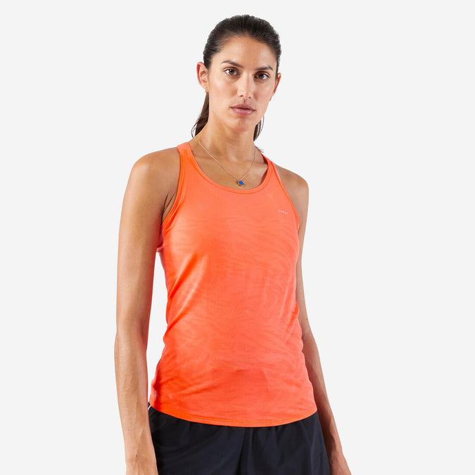 





Playera de running sin mangas y sin costuras coral para mujer Kiprun Run 500, photo 1 of 3