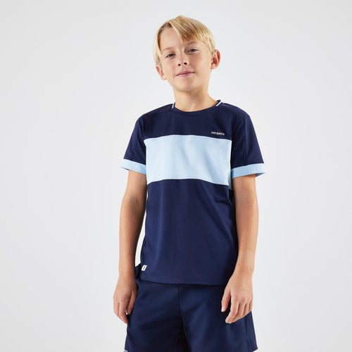 





Playera de tenis azul oscuro para niños DRY TTS