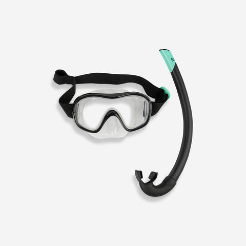 





Kit Máscara + Tubo Snorkel Subea SNK 100 Adulto Negro