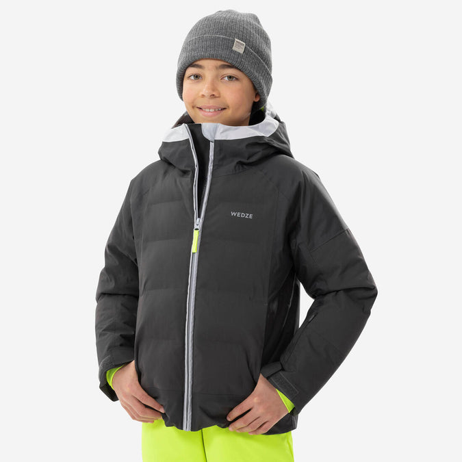 





CHAMARRA ACOLCHADA DE ESQUÍ PARA NIÑOS - MUY CÁLIDA E IMPERMEABLE 580 WARM - GRIS, photo 1 of 14