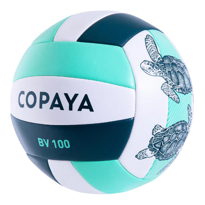 Balon de voley playa cosido verde tortuga talla 5 BV100 Classic Decathlon Panama