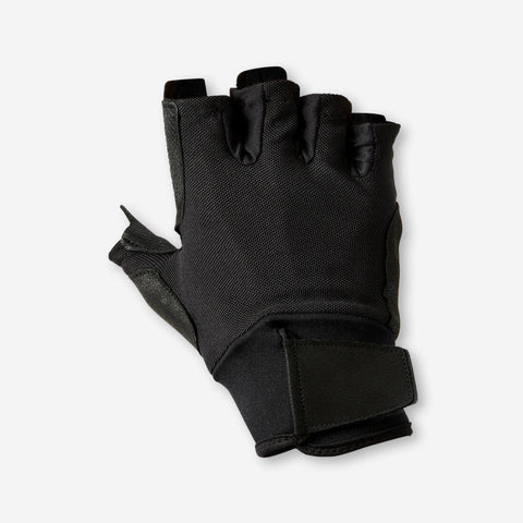 





Guantes de musculación cómodos grises 500