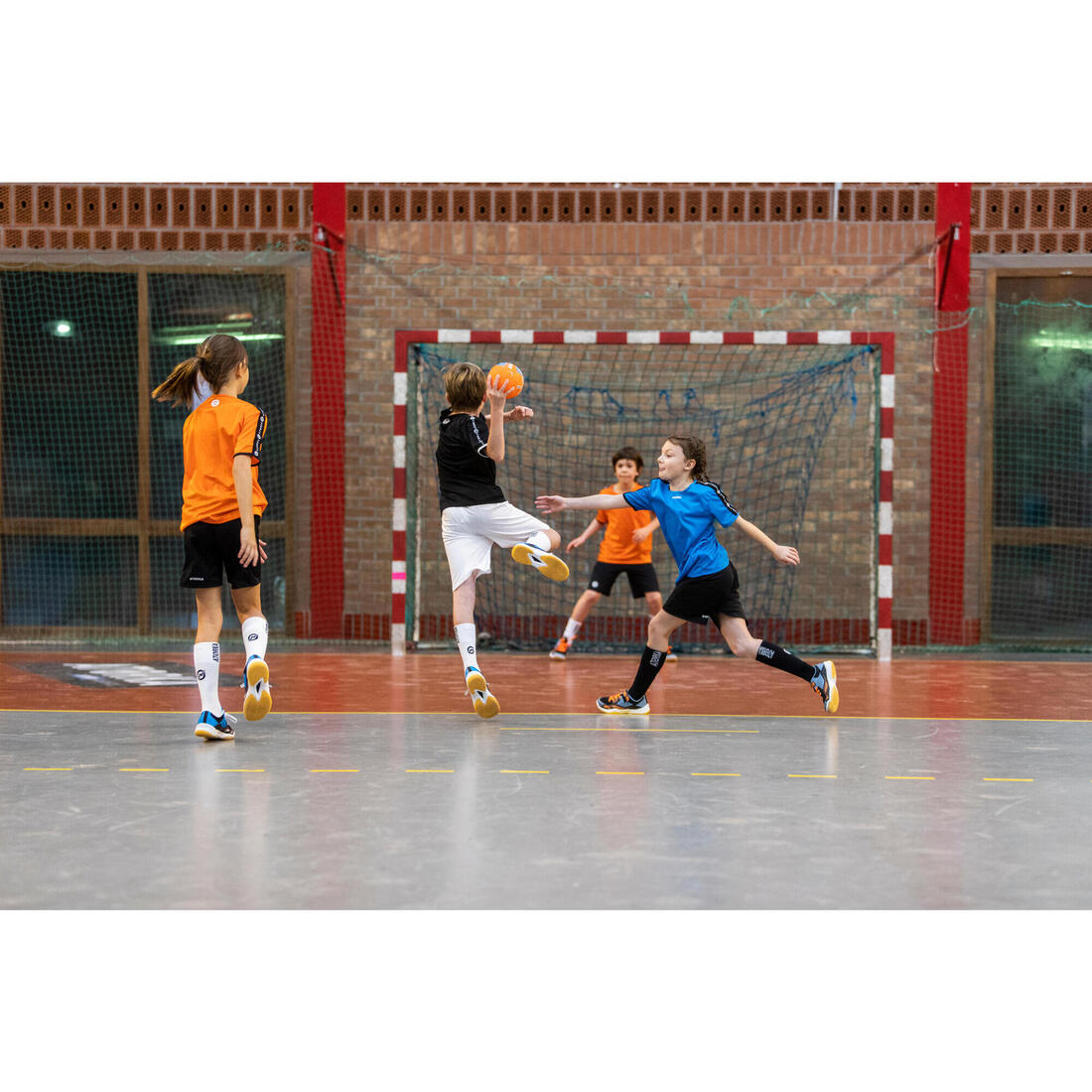 Balón Handball Atorka H100 Soft Niños T0  Naranja