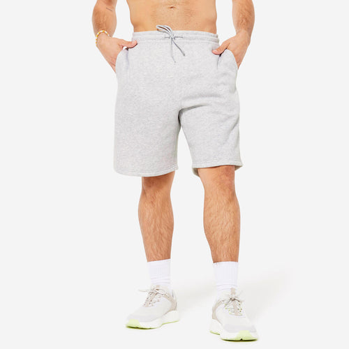 





Short de muletón gris para hombre 500