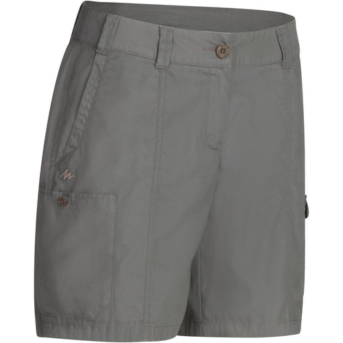 





Short de trekking TRAVEL 100 mujer gris