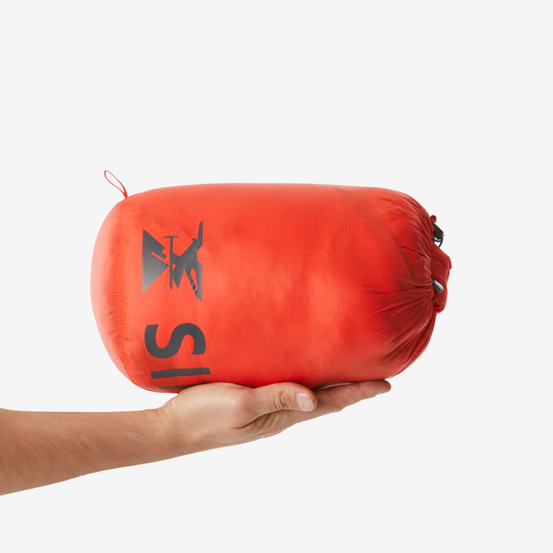 Chamarra acolchada DE PLUMÓN alpinismo hombre - MAKALU Rojo