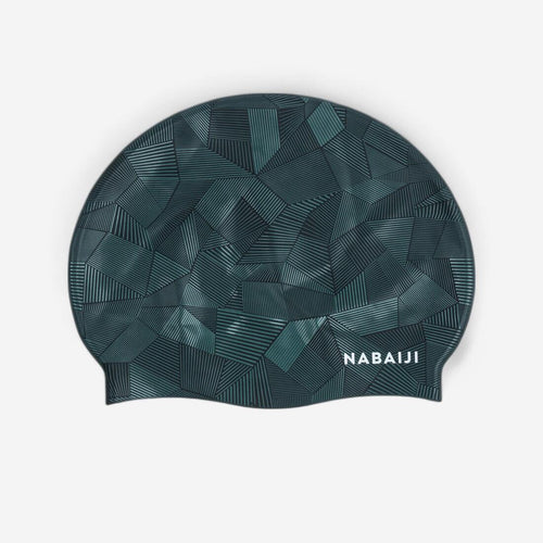 





Gorro de natación de silicón gris con estampado Print GEO