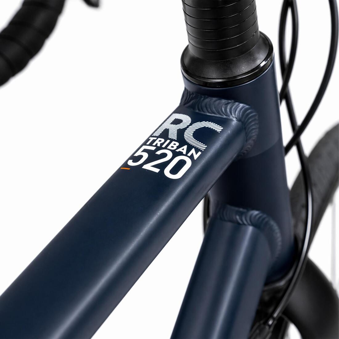 現行モデル　 TRIBAN RC520 Bicicleta de carretera Triban RC 520 Disco 105 - Azul oscuro
