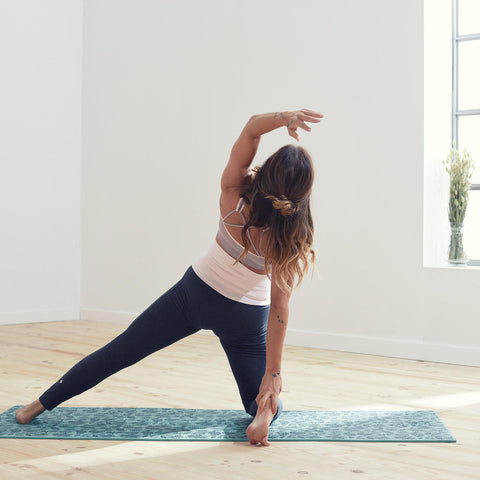 





Mallas de yoga de algodón gris y rosa para mujer