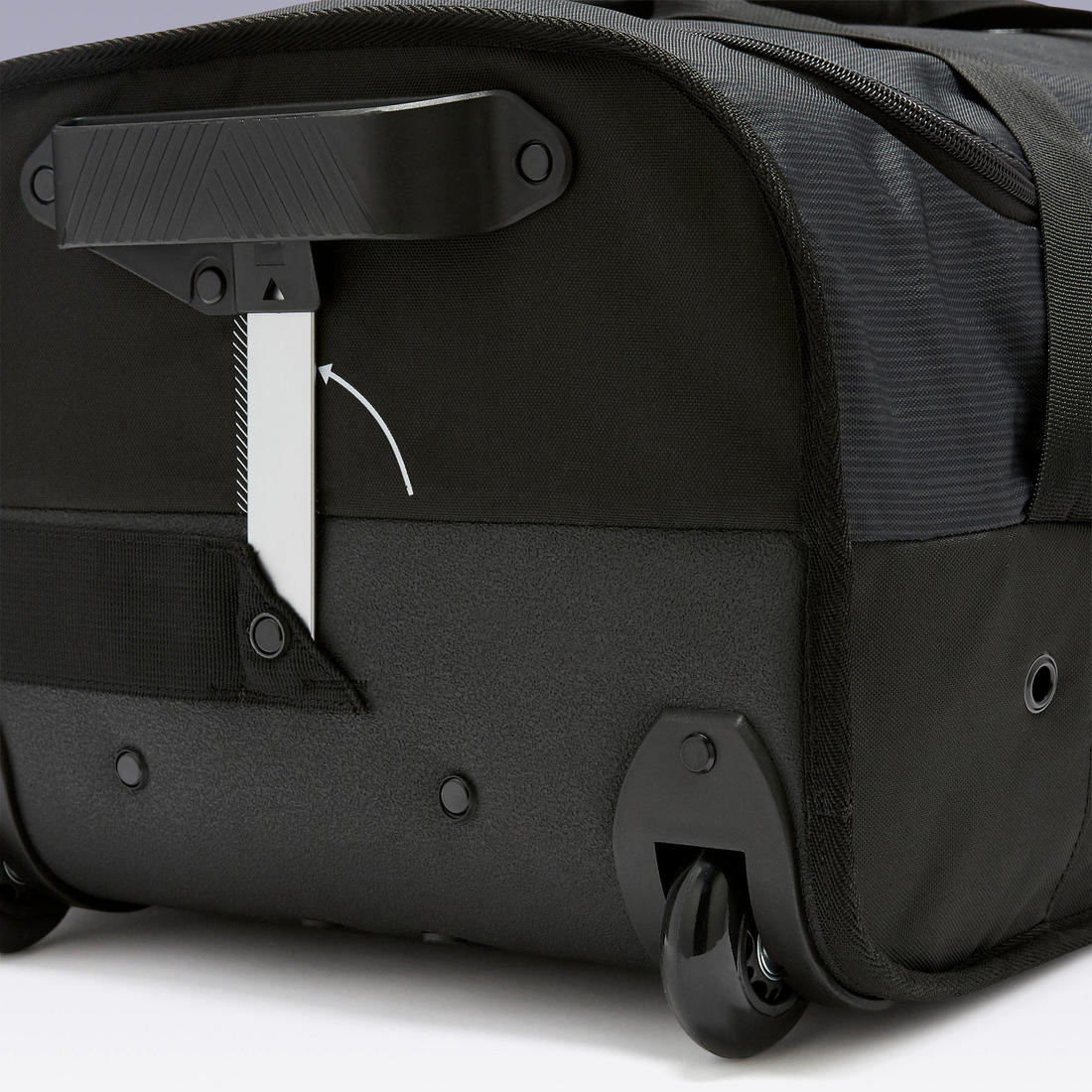 Maleta deportiva de 70 L - ESSENTIAL Negro Gris