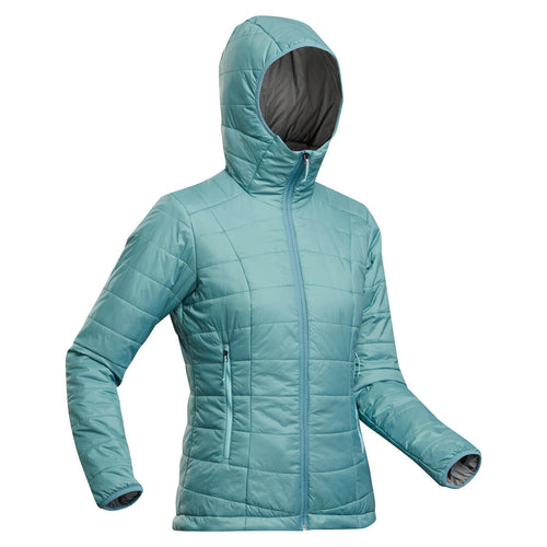 





Chamarra acolchada con capucha de trekking en montaña - MT100 -5 °C - Mujer