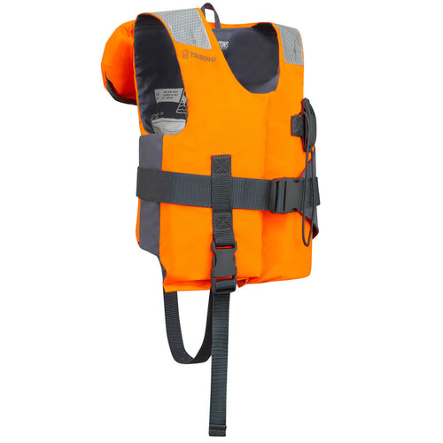 





Chaleco salvavidas naranja y gris para niños 15-40 kg Easy LJ100N