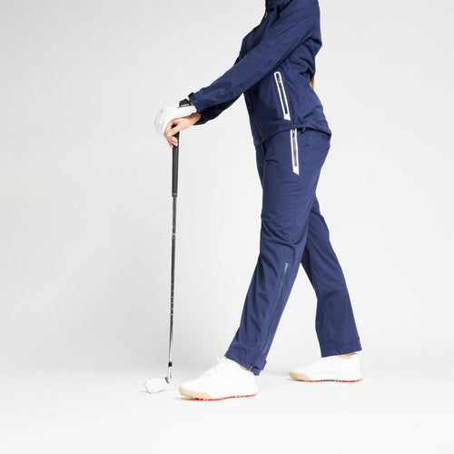 





Pantalón de golf impermeable azul marino para mujer RW500