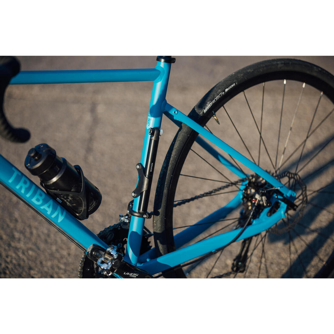 Bicicleta Carretera RC 500 Azul Turquesa Disco Sora