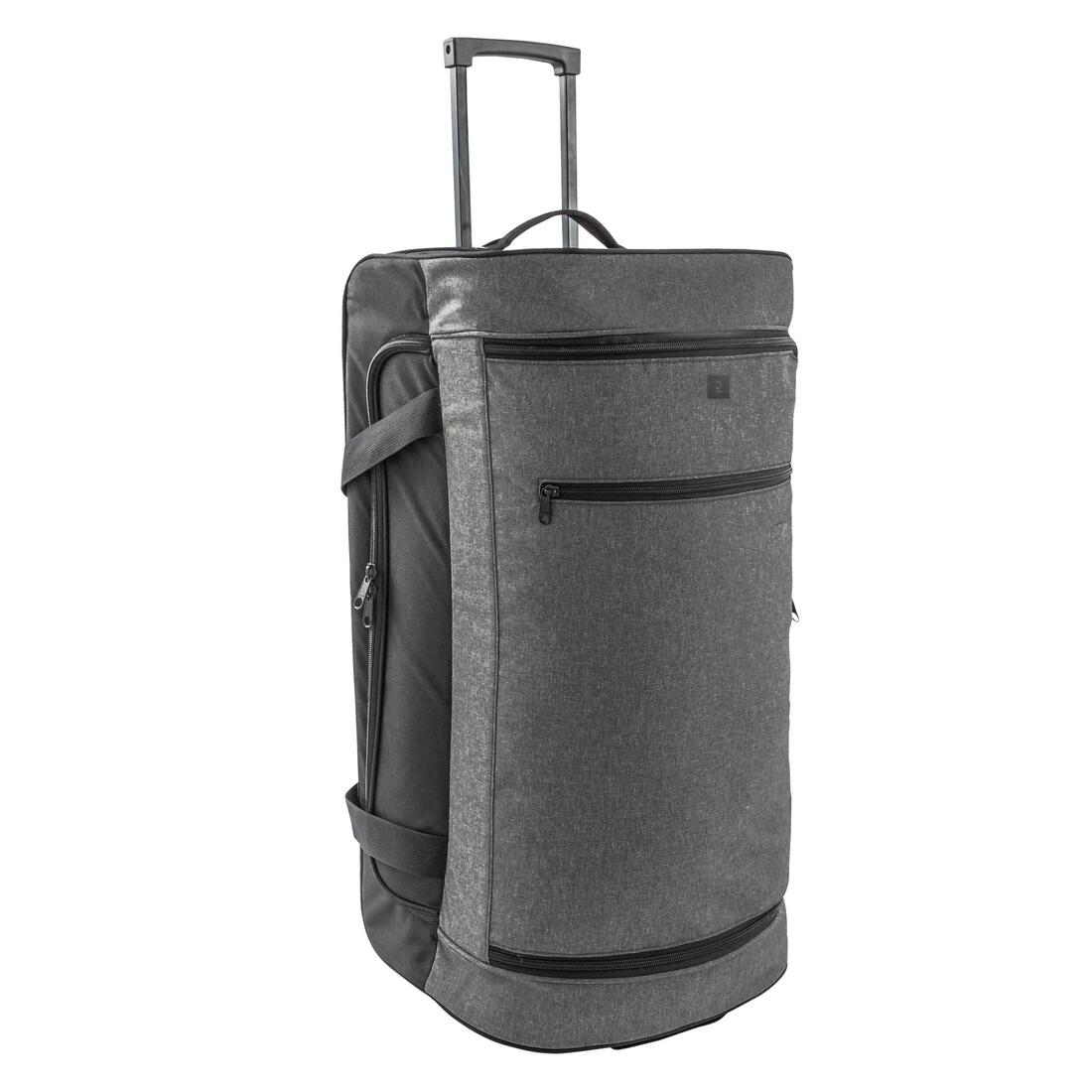 Maleta deportiva de 70 L - ESSENTIAL Negro Gris