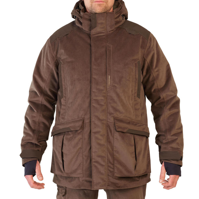 Chaqueta shops impermeable caza decathlon