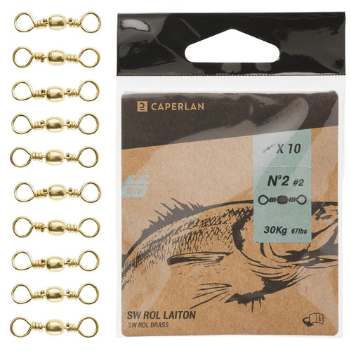 





Emerillón barrilete pesca swivel brass SW x10