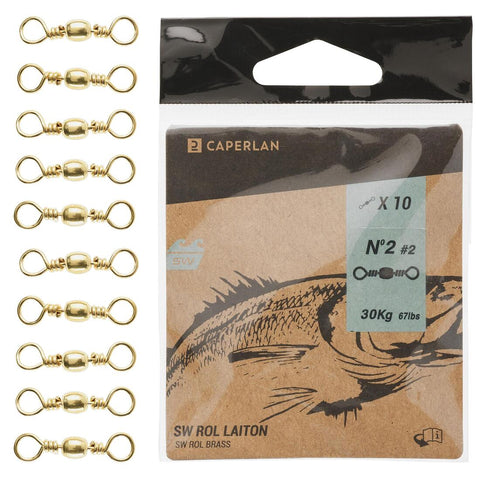 





Emerillón barrilete pesca swivel brass SW x10