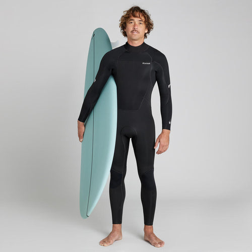 





Traje de surf de neopreno negro para hombre 4/3 mm 500 PE23