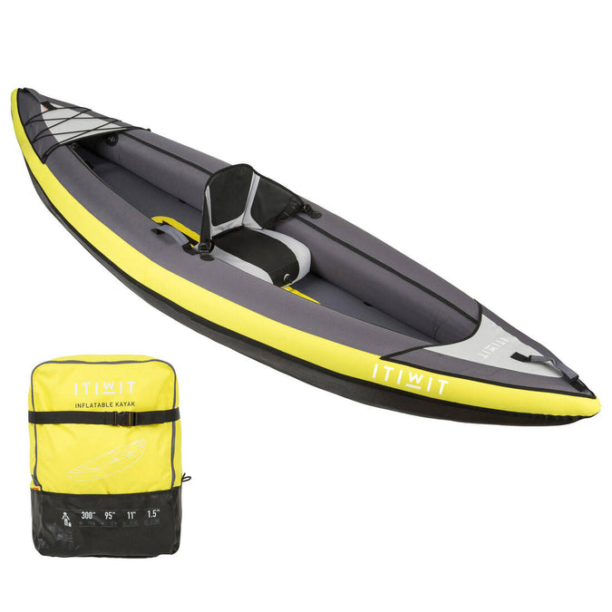 





Canoa Kayak Inflable Travesía Amarillo 1 Plaza, photo 1 of 29