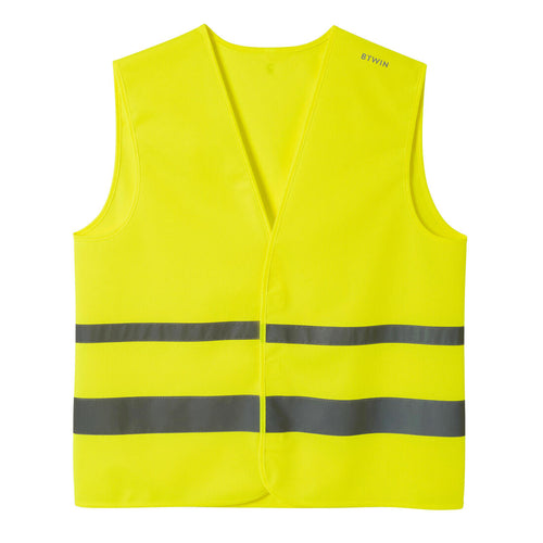 





Chaleco de seguridad de ciclismo de alta visibilidad amarillo fluorescente