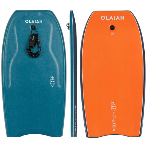 





Bodyboard con correa azul/naranja 500