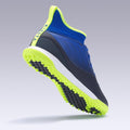 Tenis de futbol de niño - Caña alta - AGILITY 500 TURF TF - Azul negro