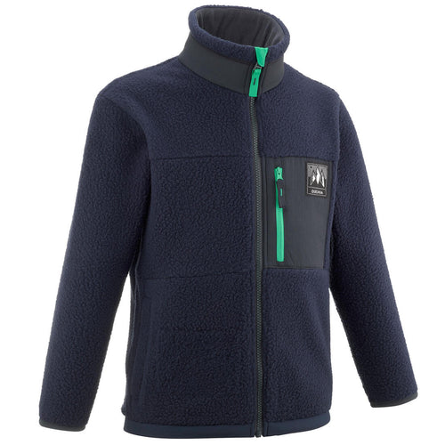 





VESTE POLAIRE CHAUDE DE RANDONNEE - MH500 BLEUE MARINE - ENFANT 7-15 ANS