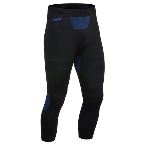 





Pantalón térmico de esquí seamless hombre, BL 580 I-Soft - negro y azul