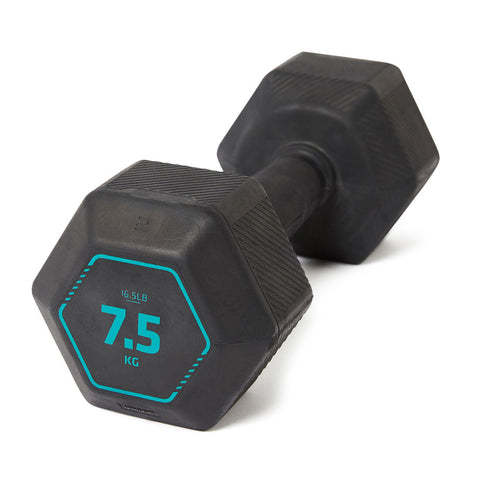 





Mancuerna hexagonal de cross training/musculación negra de 7.5 kg Dumbbell