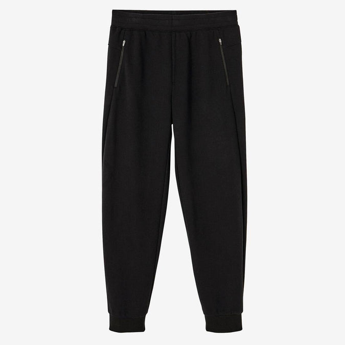 





Pantalón de fitness tipo jogger para hombre mayoritariamente algodón - Corte recto - 500 - Negro, photo 1 of 6