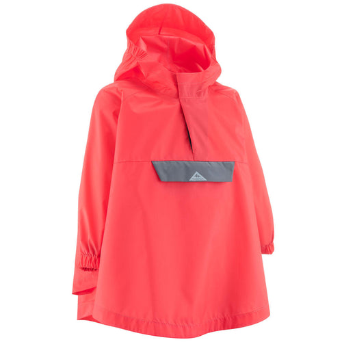 





Poncho impermeable de senderismo rosa para niños 2-6 años MH100 KID