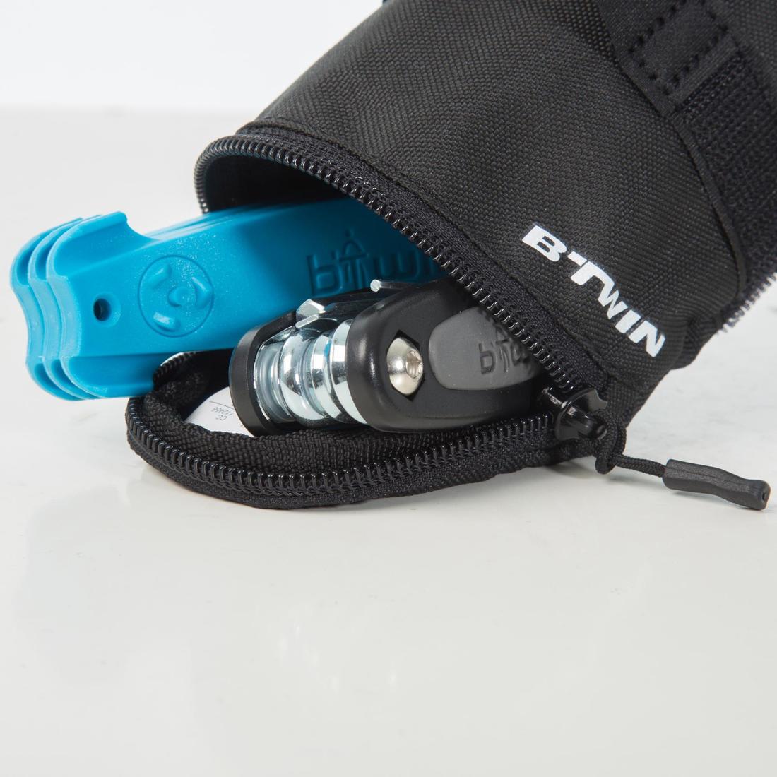 KIT REPARACIÓN Y BOLSA DE ASIENTO DE BICICLETA 100 0.5 l NEGRO - Decathlon Panama