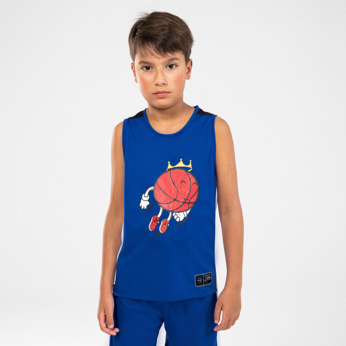 





PLAYERA DE BÁSQUETBOL SIN MANGAS NIÑO - T500 AZUL, photo 1 of 6