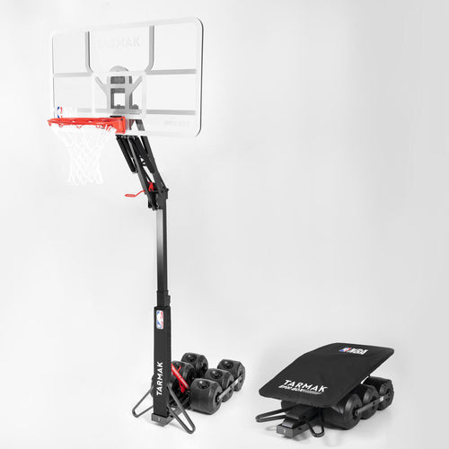





Canasta de básquet plegable sobre ruedas regulable de 2,10 m a 3,05 m - B900 BOX NBA