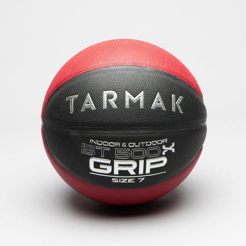 





Balón Basquetbol Tarmak BT500 Grip Talla 7 Negro Rojo