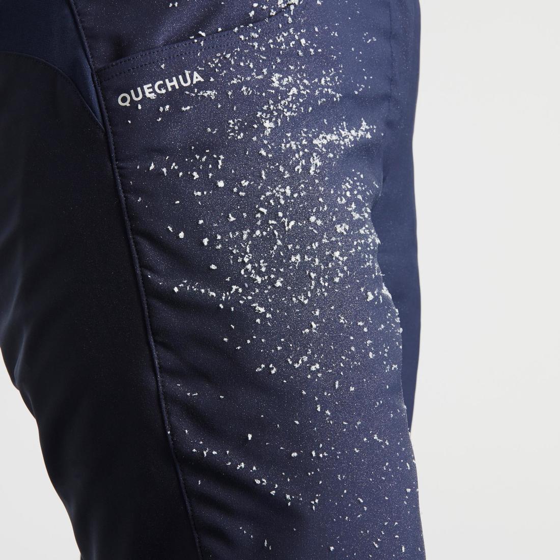 Pantalón de senderismo cálido y perlante mujer SH500