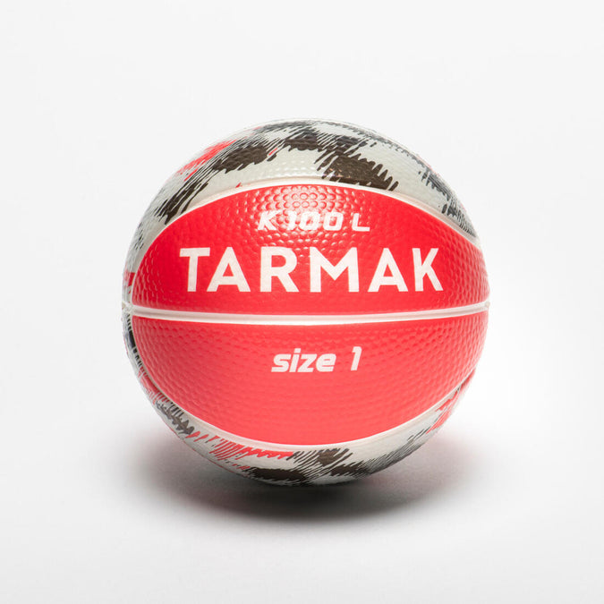 





Minibalón de básquetbol de espuma talla 1 rojo/gris para niño K100 light & soft, photo 1 of 5
