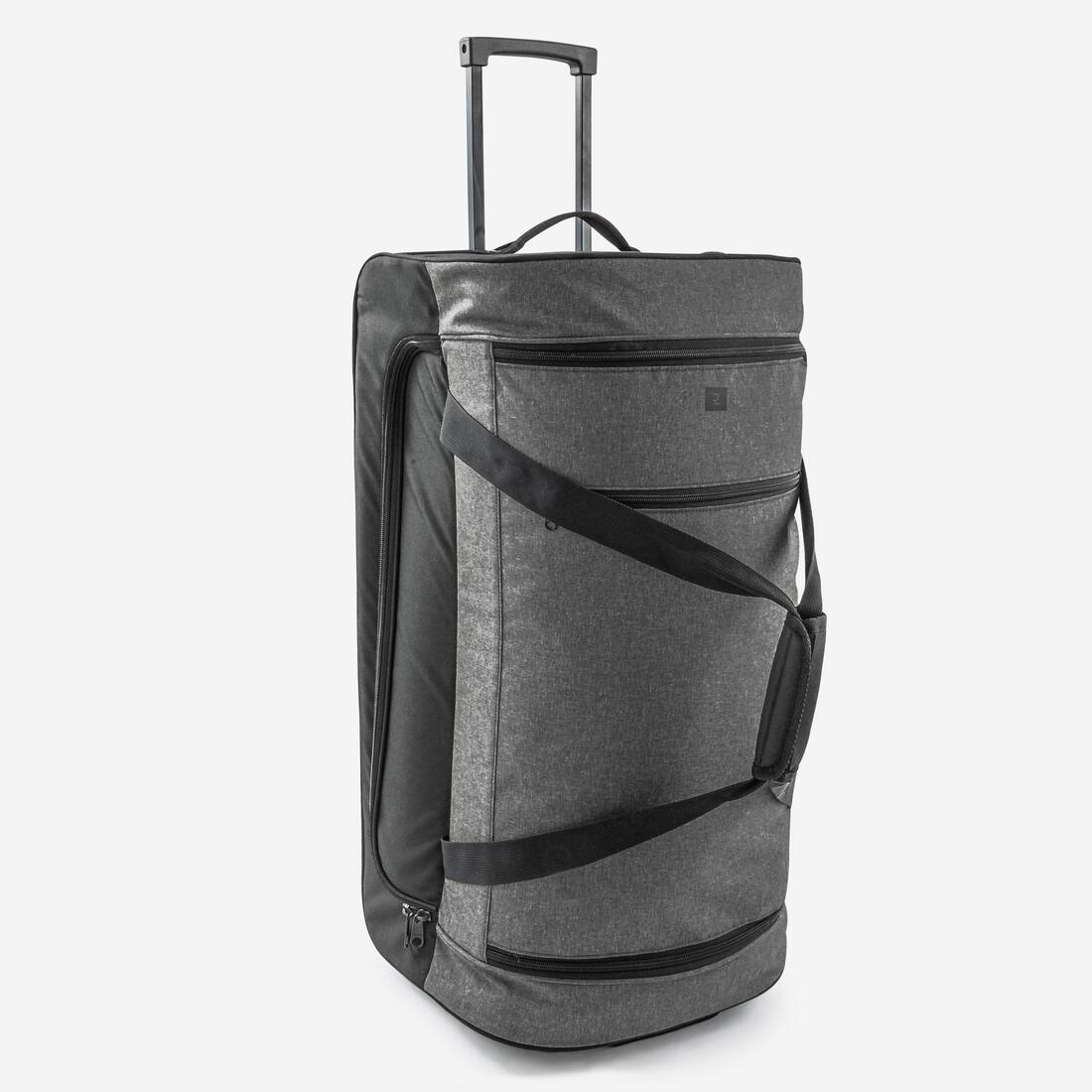 Maleta deportiva de 70 L - ESSENTIAL Negro Gris