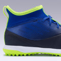 Tenis de futbol de niño - Caña alta - AGILITY 500 TURF TF - Azul negro
