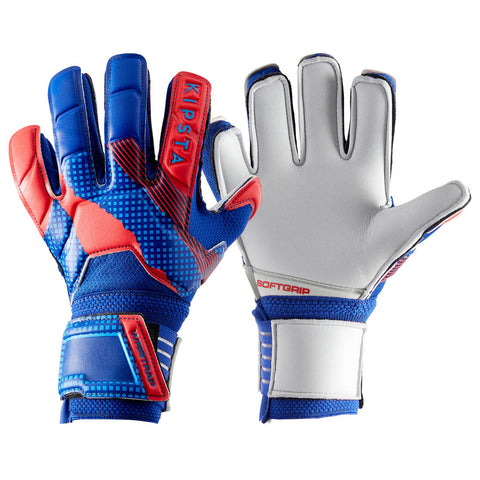 





Guantes de portero de fútbol niños F500 azul rojo