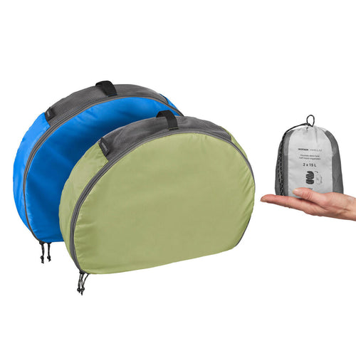 





Fundas de Guardado Camping Trekking Forclaz Azul Verde 2X7 L Pqt. x2