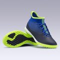 Tenis de futbol de niño - Caña alta - AGILITY 500 TURF TF - Azul negro