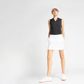 FALDA-SHORT GOLF MUJER CLIMA CÁLIDO BLANCA