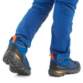Botas impermeables con tira autoadherente azules para niños 28 a 34 MH120 MID