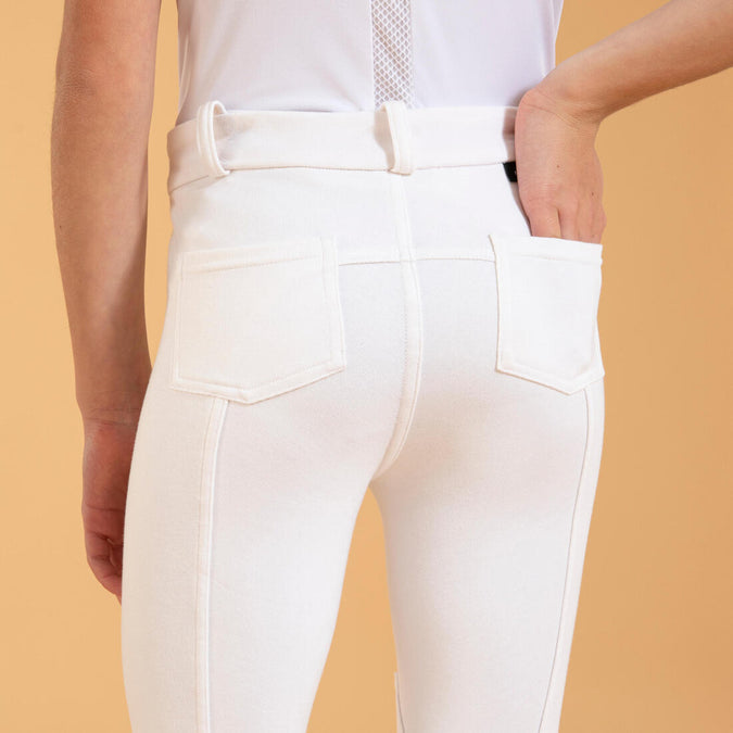 Pantalon blanco niño online decathlon