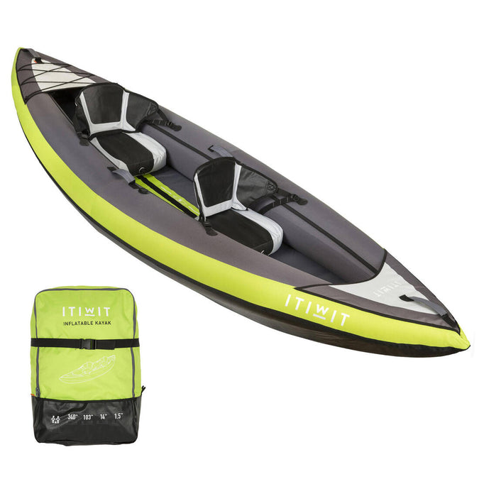 





Canoa Kayak Inflable Travesía Verde 1/2 Plazas, photo 1 of 18