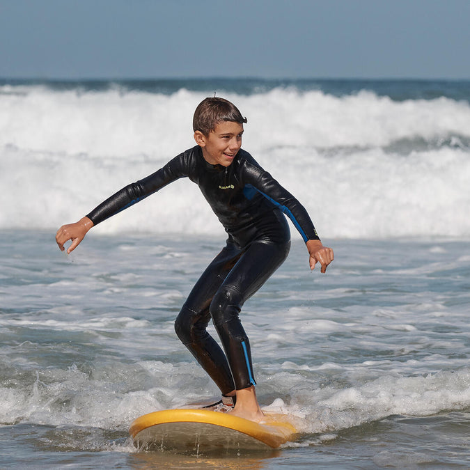 Traje completo de surf azul marino para ninos 2 2 mm 100 Decathlon Panama