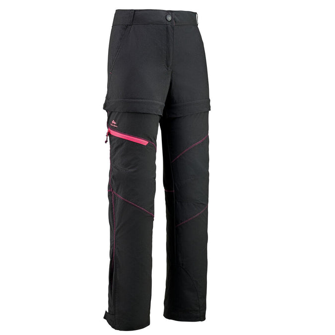 





Pantalón de senderismo convertible negro para niños de 7 a 15 años MH500, photo 1 of 10